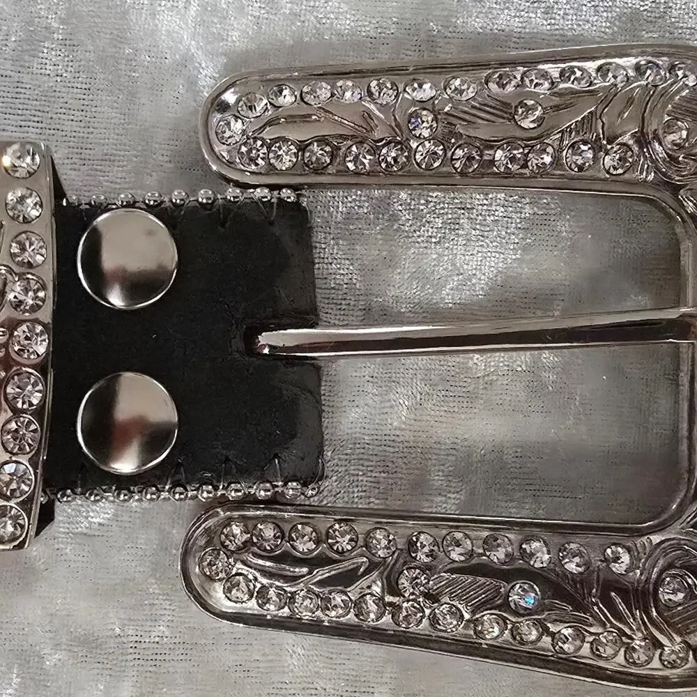 Leather show belt